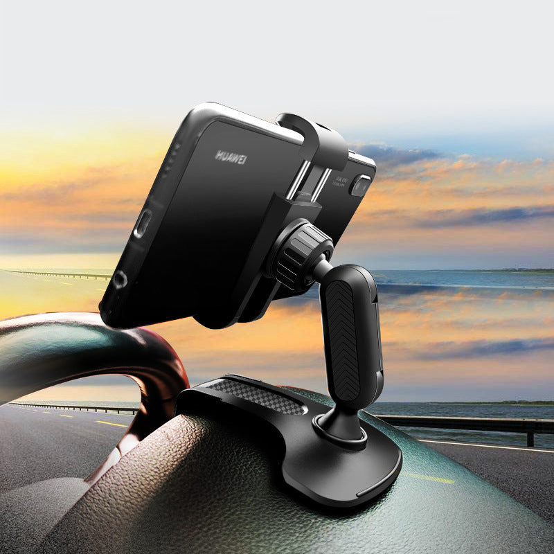 Multifunctional Car Dashboard Rearview Mirror Sun Visor Mobile Phone Holder