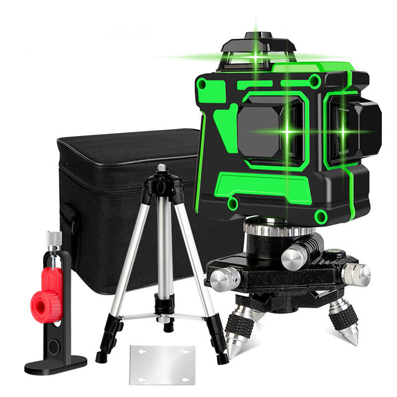 Green Light 12-line Laser Level Automatic Leveling