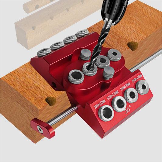 Puncher With Extended Positioning Multi-angle Woodworking Punch Locator British