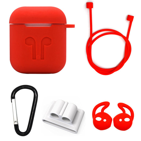 Compatible with Apple, Applicable airpods thick bluetooth headset charging box anti-fall silicone storage box