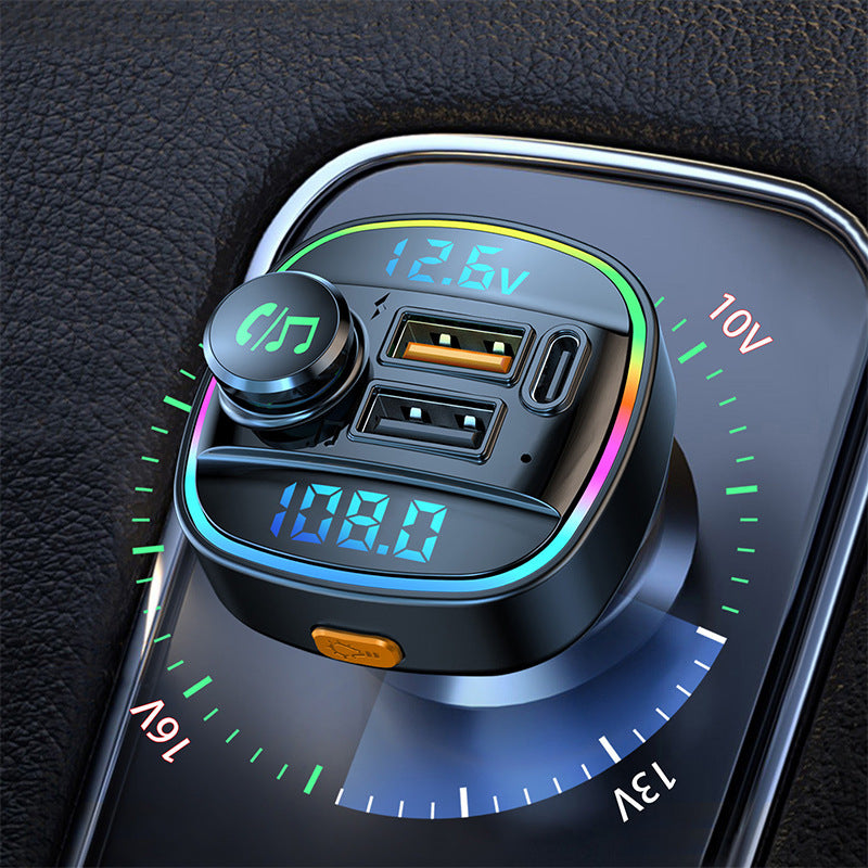 Bluetooth 5.0 FM Transmitter Handsfree Car Radio Modulator MP3 Player