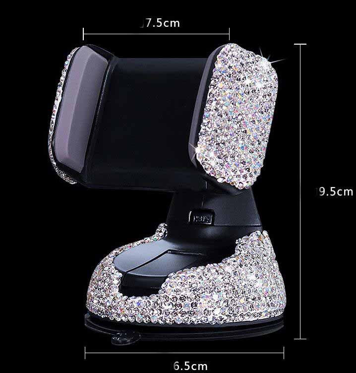 Multifunctional Air Outlet Diamond-encrusted Car Phone Holder